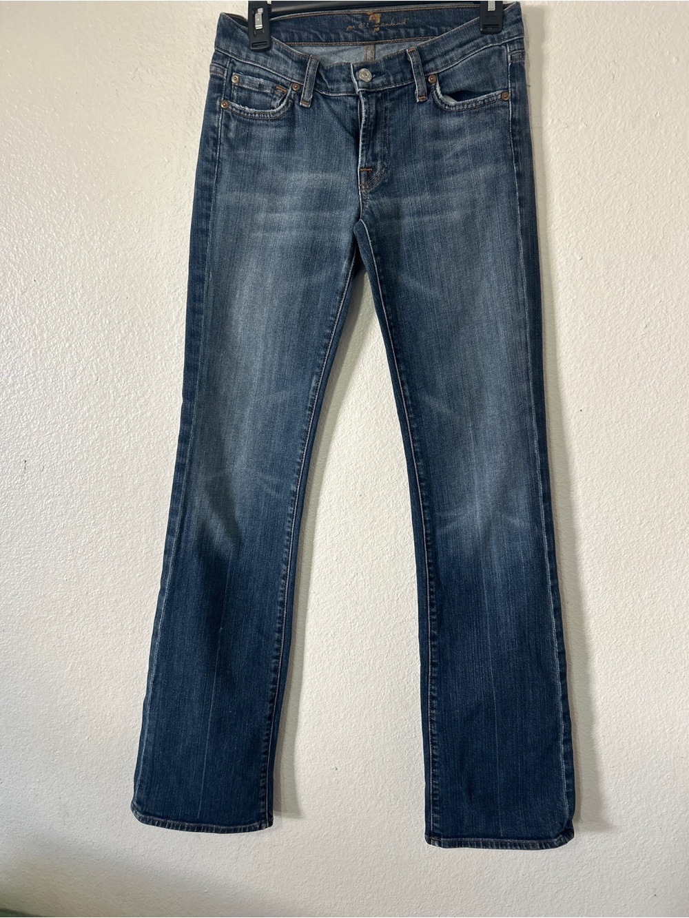 7 for all mankind Dark Wash Women's Jeans - Classic Straight Leg